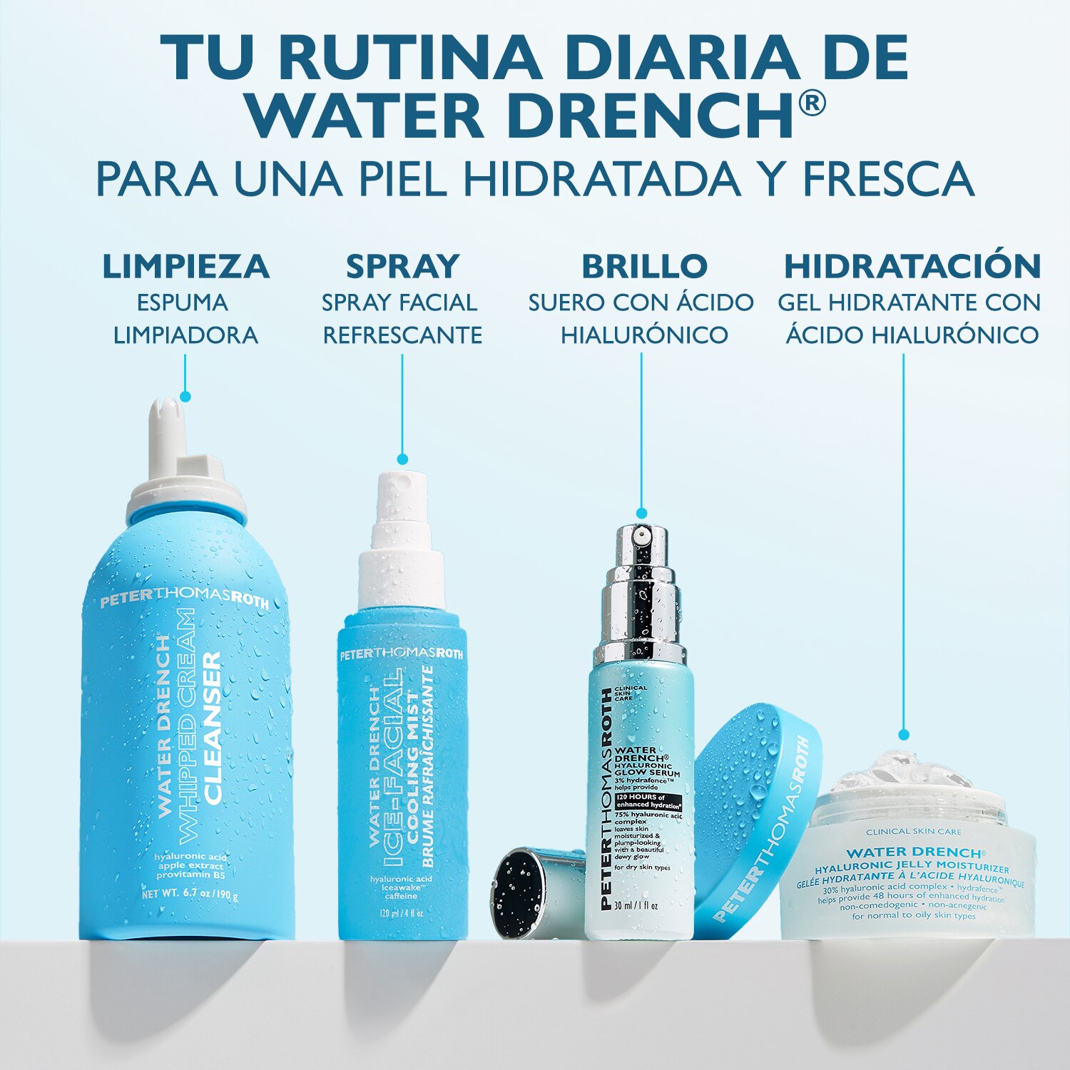 WATER DRENCH&reg; WHIPPED CREAM CLEANSER (ESPUMA LIMPIADOR FACIAL)